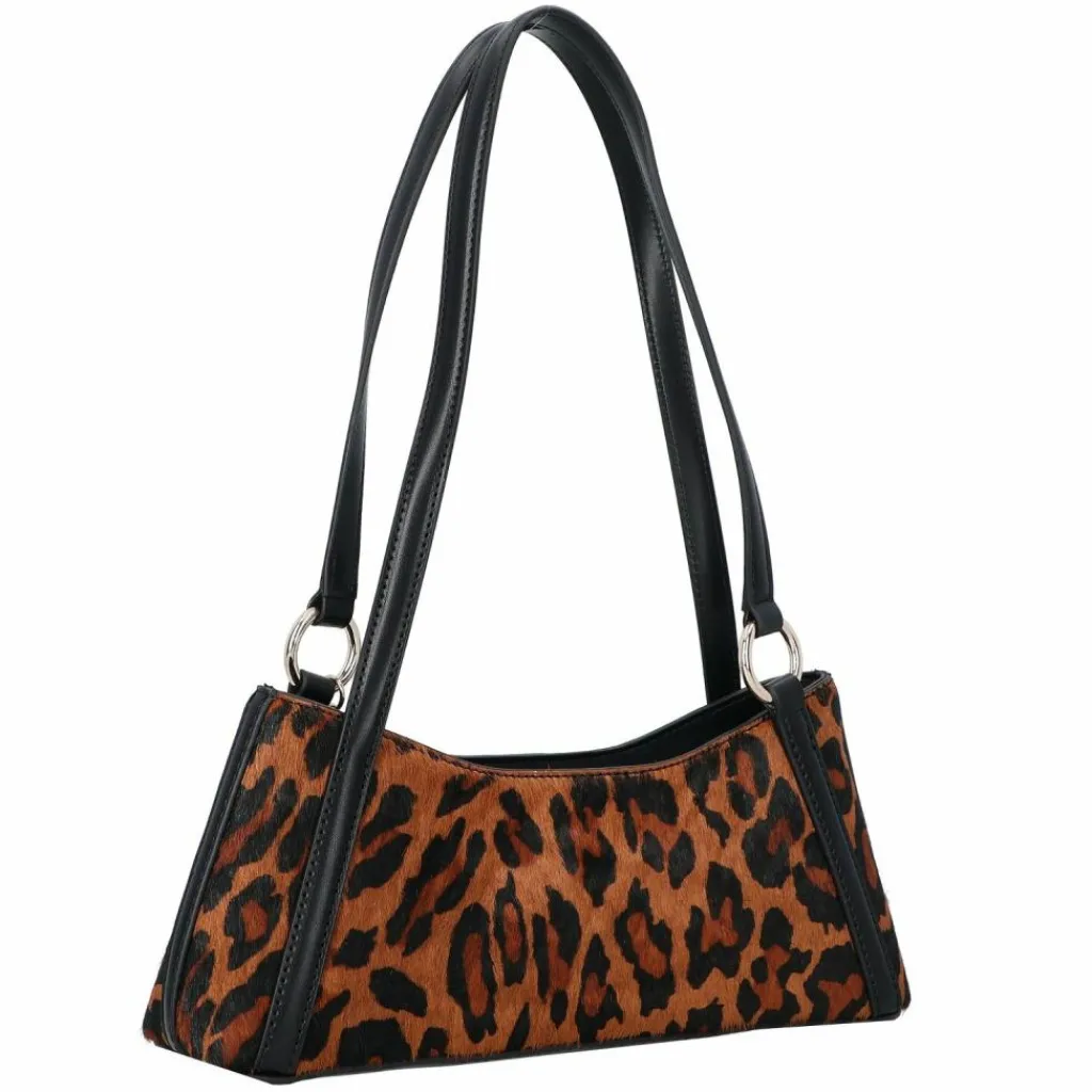 Clearance Guess Domitilla Schultertasche Leder 30 cm leopard