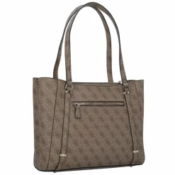 New Guess Eco Erica Schultertasche 33 cm latte logo