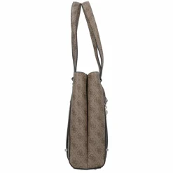 New Guess Eco Erica Schultertasche 33 cm latte logo