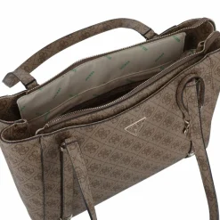 New Guess Eco Erica Schultertasche 33 cm latte logo