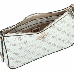 Outlet Guess Eco Erica Umhängetasche 25 cm cream logo