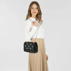 Guess Schultertaschen<Everlee Schultertasche 22 cm black