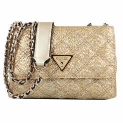 Discount Guess Giully II Mini Bag Schultertasche 17 cm gold