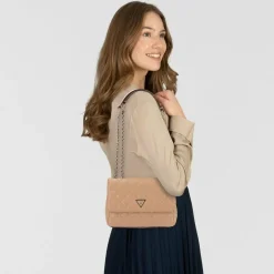 Clearance Guess Giully II Schultertasche 23 cm beige