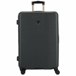 Guess 4-Rollen Koffer|Hartgepäck<Jesco 4 Rollen Trolley 77 cm mit Dehnfalte coal logo