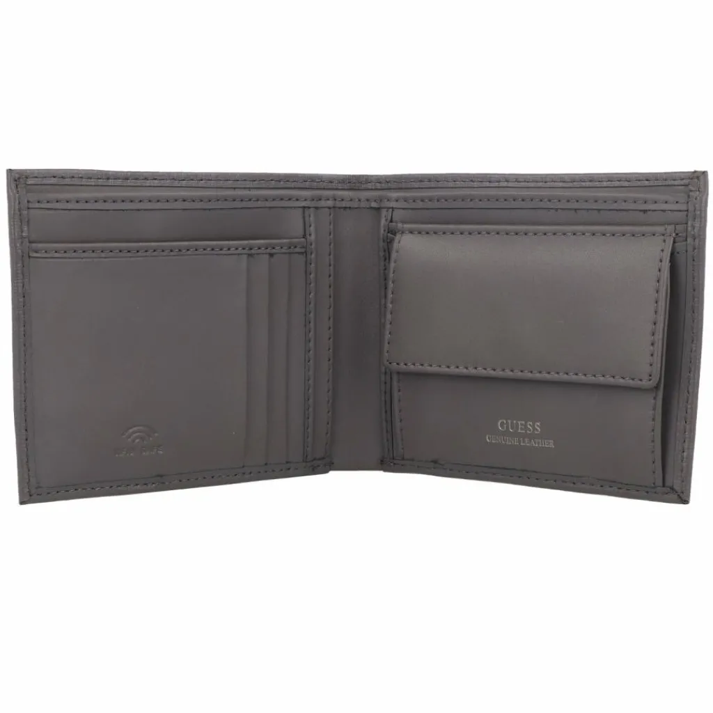 Best Guess Madrid Geldbörse RFID Schutz Leder 12 cm grey