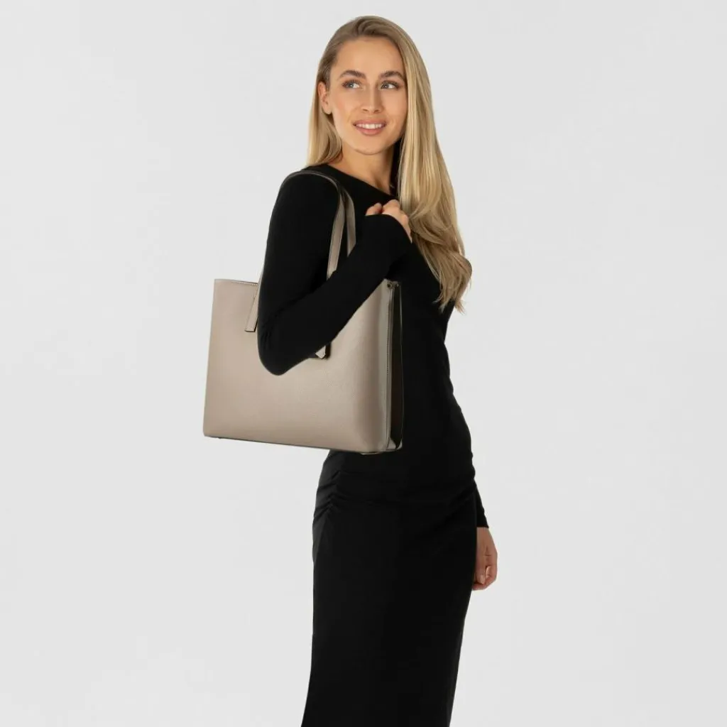 Guess Schultertaschen|Henkeltaschen<Meridian II Schultertasche 36 cm dark taupe