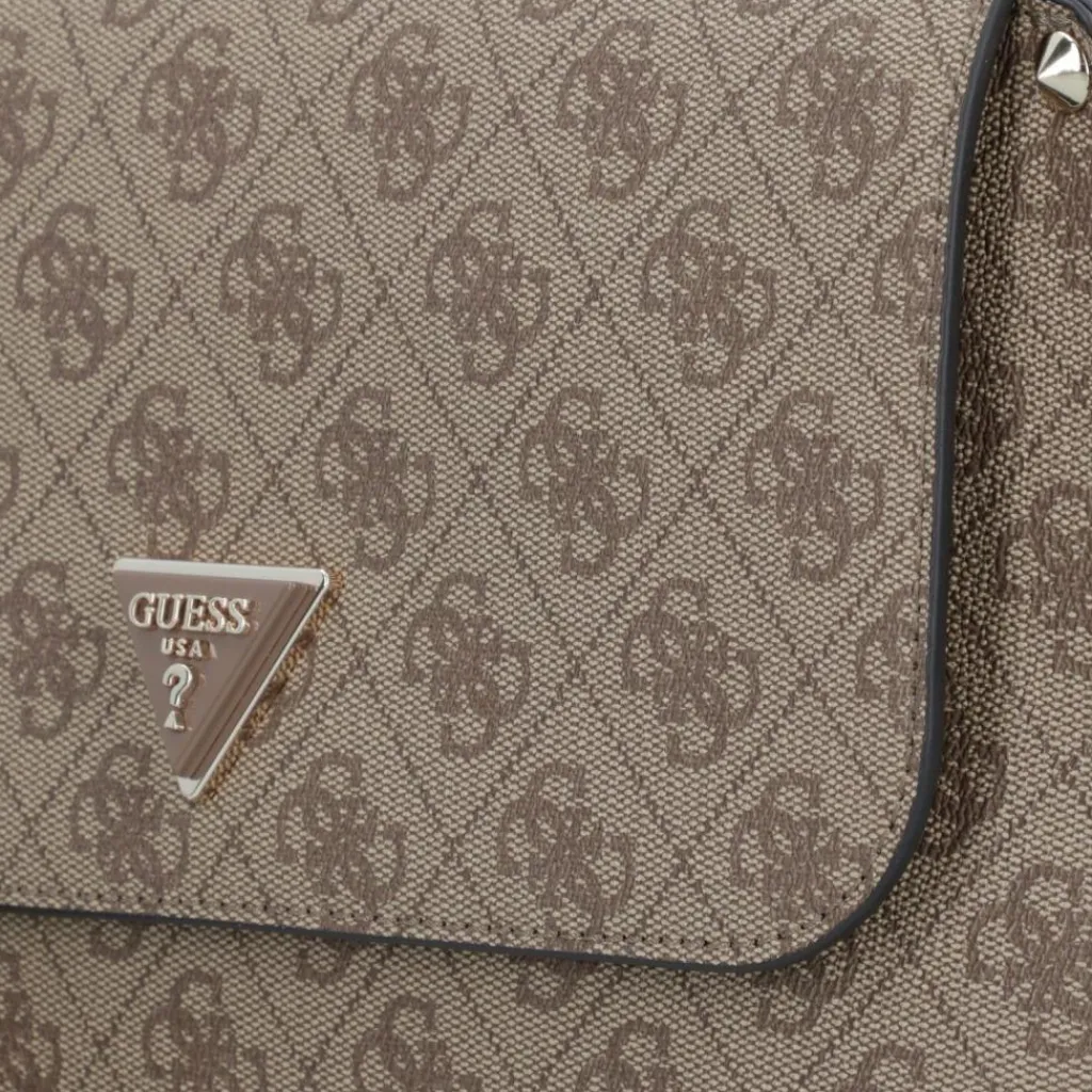 Clearance Guess Meridian II Umhängetasche 26 cm latte logo