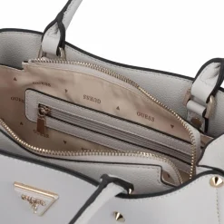 Hot Guess Meridian Schultertasche 29 cm ivory