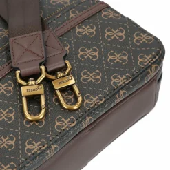 Discount Guess Milano Umhängetasche 25 cm brown-ochre