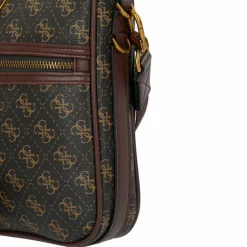 Discount Guess Milano Umhängetasche 22 cm brown-ochre