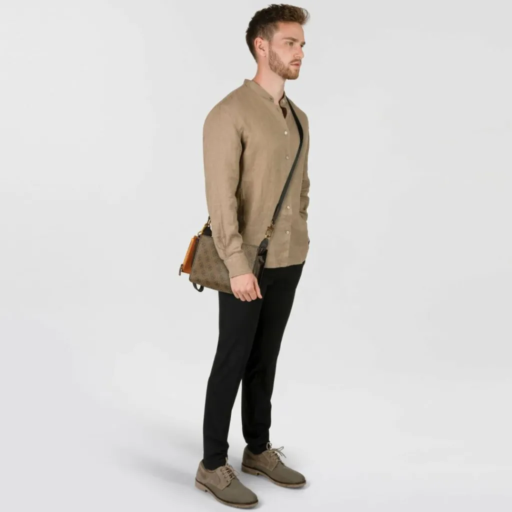 Guess Milano Umhängetasche 21.5 cm coffee