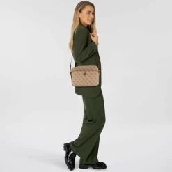 Guess Umhängetaschen<Milano Umhängetasche 25 cm beige-brown-blue