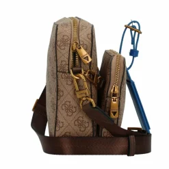 Guess Umhängetaschen<Milano Umhängetasche 25 cm beige-brown-blue