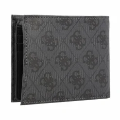Guess Herrengeldbörsen Querformat<Mito Geldbörse RFID Schutz Leder 12 cm black