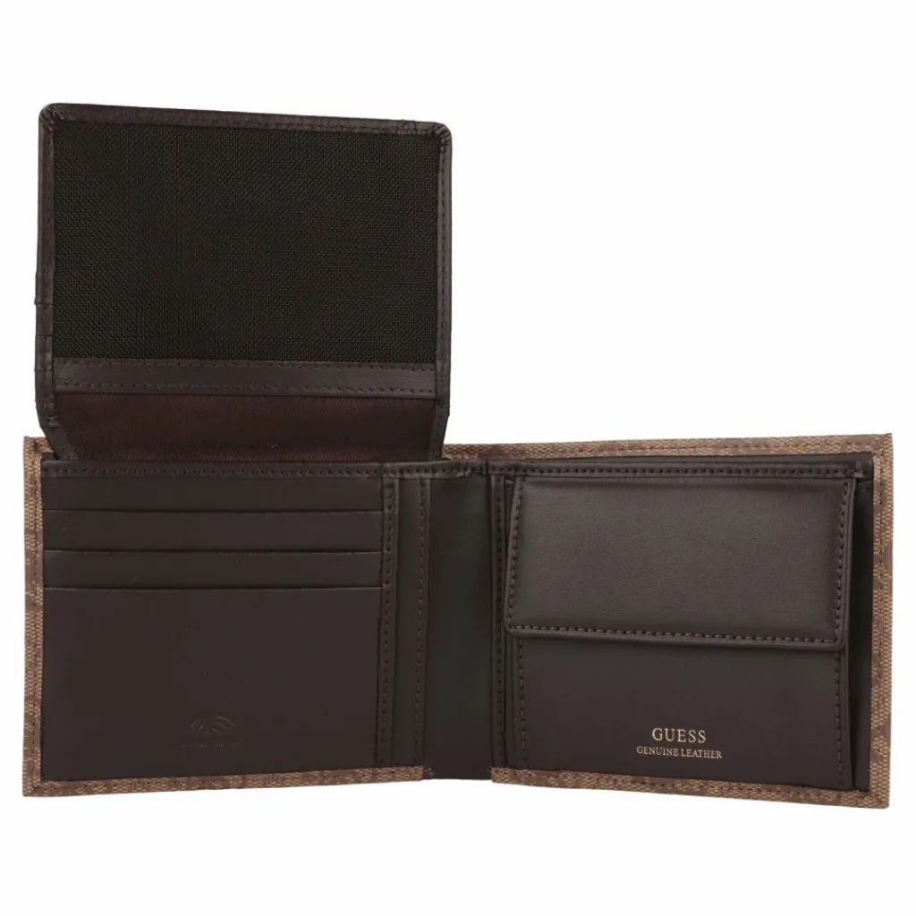 Herren Guess Mito Geldbörse RFID Schutz Leder 12 cm