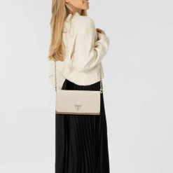 Guess Noelle II Clutch Geldbörse 20.5 cm tan multi