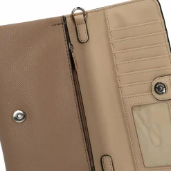 Guess Noelle II Clutch Geldbörse 20.5 cm tan multi