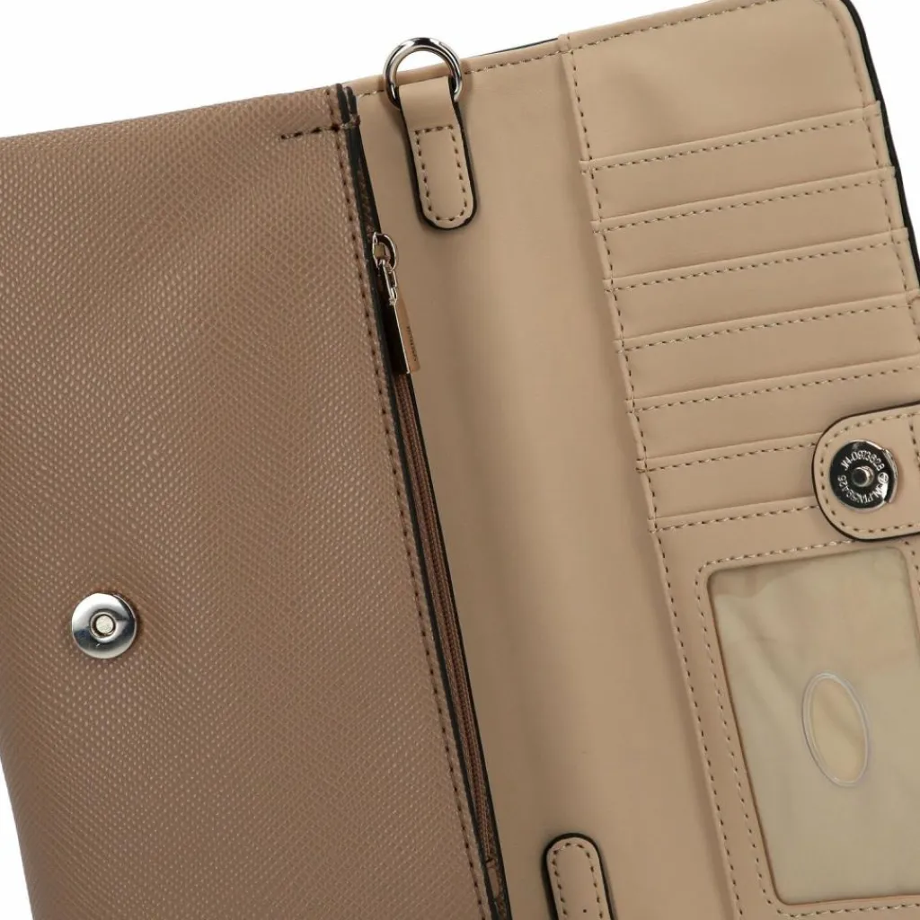 Guess Noelle II Clutch Geldbörse 20.5 cm tan multi