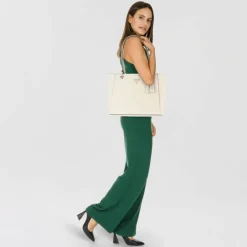 Guess Shopper|Schultertaschen<Noelle II Shopper Tasche 37 cm bone