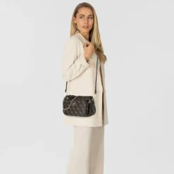 Guess Umhängetaschen<Noelle II Umhängetasche 24 cm brown logo