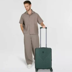 Guess Hartgepäck Kabinengepäck|4-Rollen Kabinentrolleys<Olbia 4 Rollen Kabinentrolley S 54 cm green