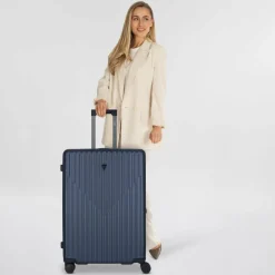 Sale Guess Olbia 4 Rollen Trolley L 74 cm blue