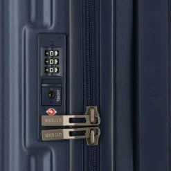 Sale Guess Olbia 4 Rollen Trolley L 74 cm blue