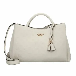 Sale Guess Phoebe Schultertasche 33 cm off white logo