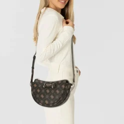 Guess Umhängetaschen<Silia Umhängetasche 28 cm espresso logo