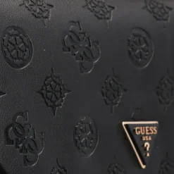 Guess Henkeltaschen<Tisha Handtasche 24 cm black logo