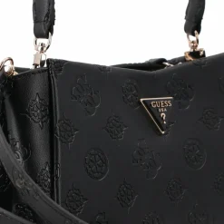 Discount Guess Tisha Schultertasche 24 cm black logo