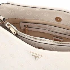 Guess Schultertaschen<Tisha Schultertasche 32 cm stone logo