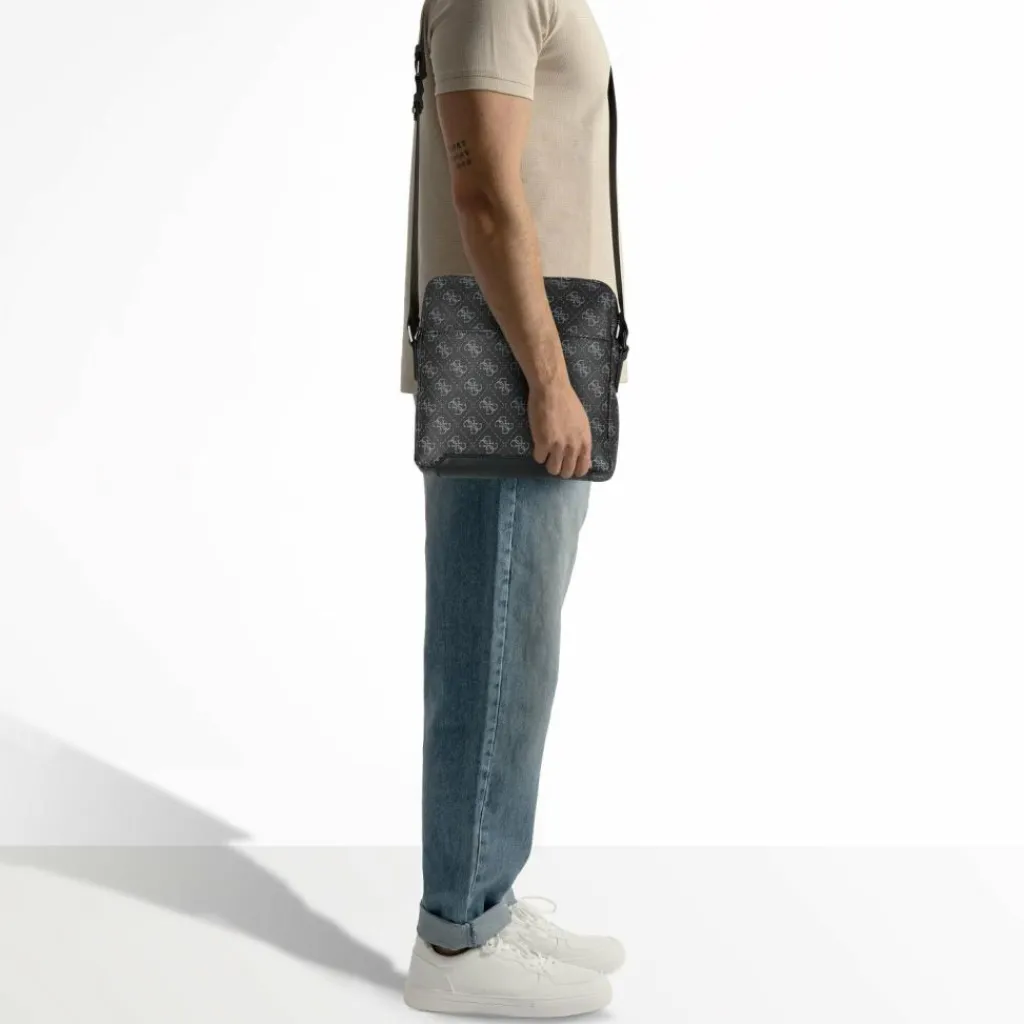 Outlet Guess Torino Umhängetasche 22 cm dark black