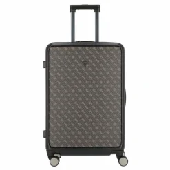 Guess 4-Rollen Koffer|Hartgepäck<Verona 4 Rollen Trolley M 67 cm dark black