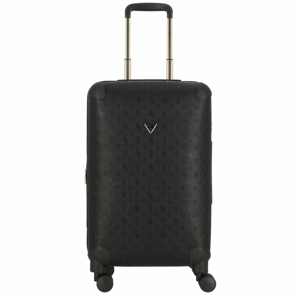 Discount Guess Wilder 4 Rollen Trolley 64 cm mit Dehnfalte black