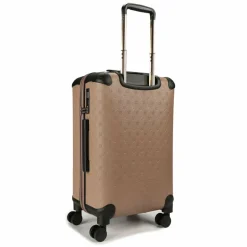 Guess Hartgepäck|4-Rollen Koffer<Wilder 4 Rollen Trolley 64 cm mit Dehnfalte dark oak