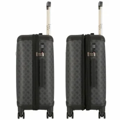 Guess 4-Rollen Koffer|Hartgepäck<Wilder 4 Rollen Trolley 64 cm mit Dehnfalte charcoal