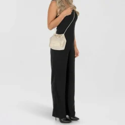 Guess Henkeltaschen|Beuteltaschen<Zalina Beuteltasche 15 cm gold