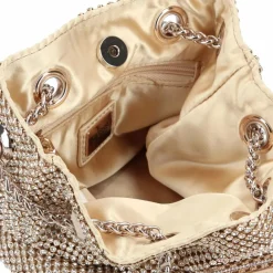 Guess Henkeltaschen|Beuteltaschen<Zalina Beuteltasche 15 cm gold