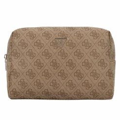 Guess Kulturbeutel<Zamira Kulturbeutel 25 cm latte logo