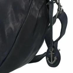 Sale Harbour 2nd Anchor Love Alva Schultertasche Leder 47 cm midnight navy