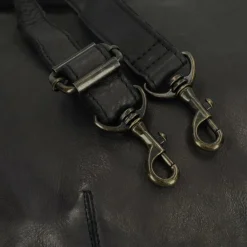 Online Harbour 2nd Anchor Love Amar Schultertasche Leder 33 cm dark ash