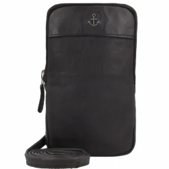 Hot Harbour 2nd Anchor Love Benita Handytasche Leder 11 cm dark ash