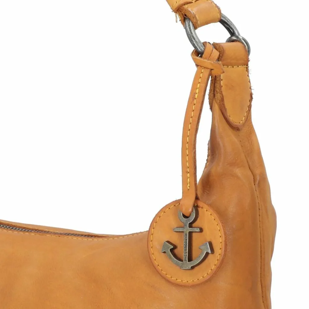 Sale Harbour 2nd Anchor Love Emmy Schultertasche Leder 39 cm oriental mustard