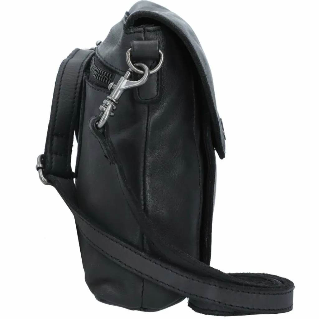 New Harbour 2nd Anchor Love Iben Umhängetasche Leder 21 cm dark ash