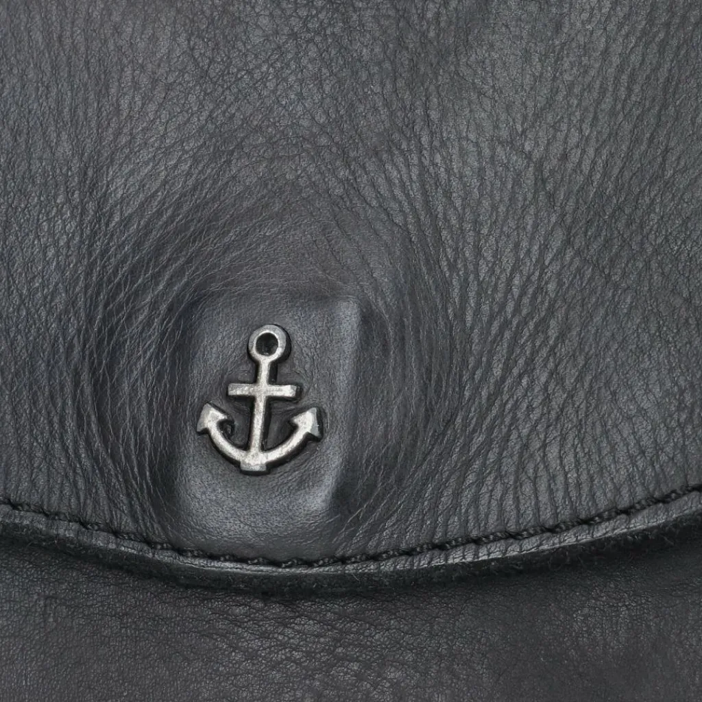 New Harbour 2nd Anchor Love Iben Umhängetasche Leder 21 cm dark ash