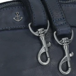 Sale Harbour 2nd Anchor Love Jutta Umhängetasche Leder 28 cm midnight navy