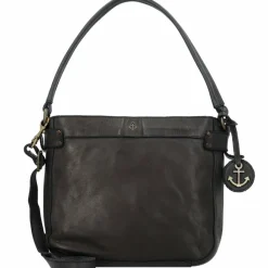 Hot Harbour 2nd Anchor Love Luisa Schultertasche Leder 25 cm dark ash