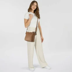 Harbour 2nd Anchor Love Luisa Schultertasche Leder 24 cm spicy ginger